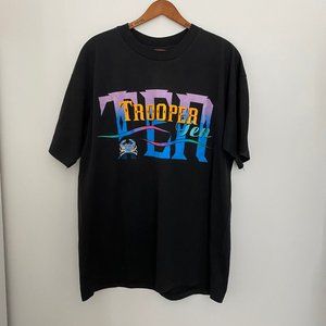 VINTAGE 1991 TROOPER BAND TOUR TSHIRT SIZE XL